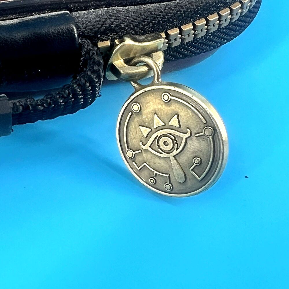 Nintendo Switch Legend Of Zelda Breath Of The Wild Brown Leather Carrying Case - Picture 7 of 10